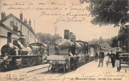 Mouchard Arrivee D'un Express Train Locomotive Edition Figuet - Autres & Non Classés