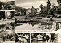 72881406 Bad Salzschlirf Gesamtansicht Kurpark Mariengrotte Kurhotel Taubenhaus  - Autres & Non Classés