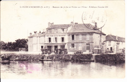 Saint Ouen L'Aumône, 95: Bâteaux De Pèche Et  Pèche Sur L'Oise. Téléphone Pontoise 399. Hôtel Tabac CARLES - Saint-Ouen-l'Aumône