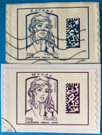 France 2015 : Type Marianne De Ciappa Et Kawenae N° 1176 à 1177 Oblitéré - Used Stamps