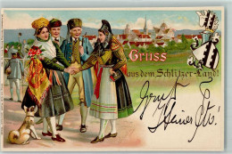 13177008 - Gruss Aus Dem Schlitzer Land  Wappen AK - Costumi