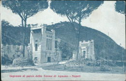 Cs370 Cartolina  Ingresso Parco Delle Terme Di Agnano Napoli Campania - Napoli