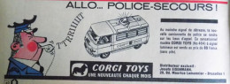 Publicité De Presse ; Jouets Corgi Toys Le Combi Police-secours - Werbung