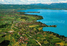 72878792 Wasserburg Bodensee Alpenkette Fliegeraufnahme Wasserburg - Wasserburg A. Bodensee