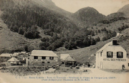 CPA 65 Hautes Pyrénées Route Du Tourmalet Hôtellerie Du Plateau De L'Artigue (près GRIPP) (Point De Départ Pour L'Ascens - Autres & Non Classés