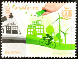 SALE!!! SAN MARINO 2016 EUROPA CEPT Think Green 2 Stamps Set MNH ** - 2016