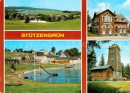 72878423 Stuetzengruen Teilansicht Gasthaus Bahnschloesschen Naherholungszentrum - Autres & Non Classés