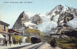 Schweiz - Station Wengernalp (BE) Eiger - Mönch - Bahn - Verlag Chr. Brennenstuhl 108 - Autres & Non Classés