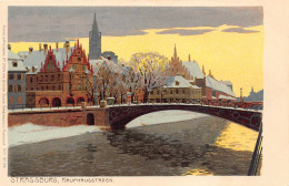 STRASBOURG - Les Quais Kaufhausstaden - Illustration - Ed. Ottmar Zieher - Strasbourg