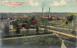 Usa - LAWRENCE (MA) Arlington Mills From Tower Hill - Lawrence
