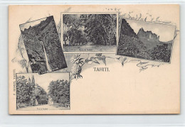 Polynésie - TAHITI - Pont De Fautaua - Diadème - Allée De Fautaua - Cascade De Fautaua - CARTE PRÉCURSEUR - Ed. F. Homes - Polynésie Française