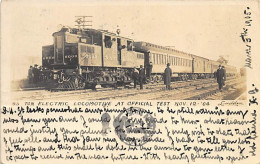 SCHENECTADY (N.Y.) - 95 Ton Electric Locomotive At Official Test, Nov. 12th, 1904 - REAL PHOTO - Publ. Ludden. - Andere & Zonder Classificatie