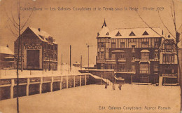 KOKSIJDE (W. Vl.) De Galeries Coxydoises En Tennis Onder De Sneeuw - Februari 1929 - Koksijde