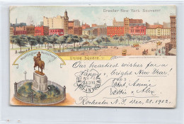 NEW YORK CITY - LITHO - Union Square - Private Mailing Card - Publ. H. A. Rost 3 - Altri & Non Classificati