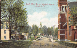 RICHFORD (VT) South Main Street And Catholic Church - Andere & Zonder Classificatie