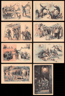 HUNGARY - The White Terror Against Jews And Communists (1919-1921) - Set Of 8 Postcards - Publ. Michael Biro - Hongrie