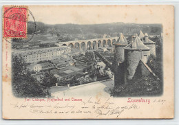 LUXEMBOURG-VILLE - Fort Thüngen, Pfaffentham Und Clausen - CARTE EN RELIEF - Ed. Stengel & Co. Ser. V 414 - Luxemburgo - Ciudad