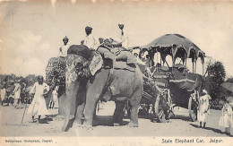 India - JAIPUR - State Elephant - Publ. Gobindram Oodeyram  - Inde