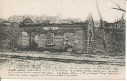PC34333 La Grande Guerre. The Railway Station. The Picturesque Village Which Was - Wereld