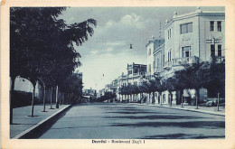 ALBANIA - Durres - Boulevard Zog. - Albanië