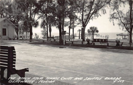 Usa - CLEARWATER (FL) The Beach From Tennis Court And Shuffle Boards - REAL PHOTO - Clearwater