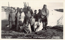 Argentina - Territorio Santa Cruz - Indios Tehuelches - POSTAL FOTO - Ed. Kohlmann 920 - Argentina