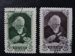 Sowjetunion Mi 1081-1082, Sc 1087-1088, A. Karpinskij, Gestempelt - Used Stamps