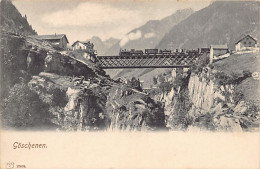 GÖSCHENEN (UR) Brücke Und Eisenbahn - Verlag PVKZ 19409 - Göschenen