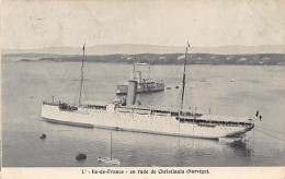 Norway - French Steamer Ile-de-France In Christiania Natural Harbour - Publ. Unknown  - Norwegen