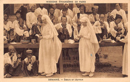 MYANMAR Burma - Sisters And Lepers - Publ. Missions Etrangères De Paris  - Myanmar (Birma)