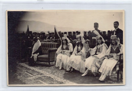 Albania - TIRANA - King Zog's Sisters In National Costume - REAL PHOTO (circa 1932) - Publ. Agence Trampus  - Albania