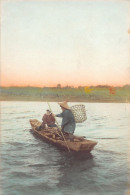 Japan - Crossing A River - REAL PHOTO TINTED - Altri & Non Classificati