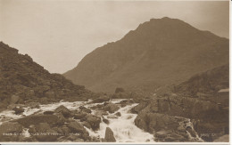 PC34820 Ogwen Falls And Y Tryfan N. Wales. Judges Ltd. No 4439. RP - Monde