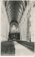 PC34737 Winchester Cathedral. Nave. Judges Ltd. No 12947. RP - World