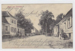 39066608 - Triesdorf Mit Strassenpartie Gelaufen, Mit Marke Und Stempel Von 1909 Kleiner Knick Unten Rechts, Leicht Sto - Sonstige & Ohne Zuordnung