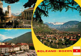 72877046 Bozen Suedtirol Panorama Brunnen Marktplatz Bozen Suedtirol - Sonstige & Ohne Zuordnung