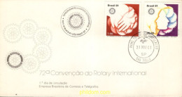 730600 MNH BRASIL 1981 72 ANIVERSARIO DEL ROTARY INTERNACIONAL - Nuovi