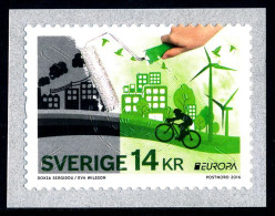 SALE!!! SUECIA SWEDEN SUÉDE SCHWEDEN 2016 EUROPA CEPT Think Green Stamp MNH ** - 2016