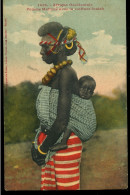 Cote D'Ivoire Afrique Occidentale Femme Malinké Avec Sa Coiffure Foulah Fortier - Côte-d'Ivoire