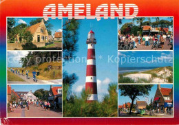 72875701 Ameland Teilansichten Radfahren Promenade Duehnen Leuchtturm Ameland - Otros & Sin Clasificación