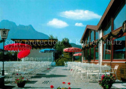 72875548 Fuessen Allgaeu Bootshafen Restaurant Am Forggensee Terrasse Ehrwang - Fuessen