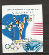 1995 MNH Romania Mi Block 297 Postfris** - Summer 1996: Atlanta