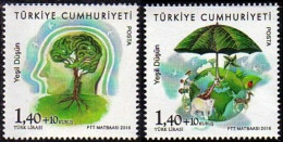 SALE!!! TURQUÍA TURKEY TURQUIE TÜRKEI 2016 EUROPA CEPT Think Green 2 Stamps Set MNH ** - 2016