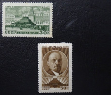 Sowjetunion Mi 1085-1087 MH , Todestag Von W. Lenin , Unvollständig/Incomplete - Nuevos