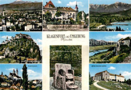 72875410 Klagenfurt Woerthersee Stadtpanorama Burg Hochosterwitz Mariasaal Lindw - Sonstige & Ohne Zuordnung