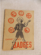 SCOUTISME CARNET Des BADGES SCOUTS BADEN-POWELL De BELGIQUE - Andere & Zonder Classificatie