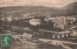 25 Pontarlier Distillerie Pernod Fils Et Le Camp CPA - Pontarlier