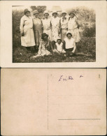 Ansichtskarte  Menschen / Soziales Leben - Frauen Gruppenbild Hüte 1913 - Personaggi