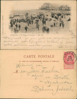 Postkaart Ostende Oostende La Plage & Le Kursaal. 1908 - Sonstige & Ohne Zuordnung