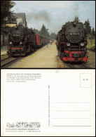 Ansichtskarte Drei Annen Hohne-Wernigerode Bahnhof, Dampflokomotive 1990 - Andere & Zonder Classificatie